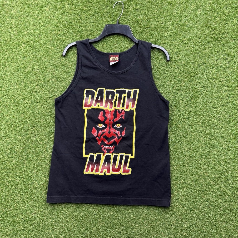 Darth Maul Tank Top Mens Small Youth Large Shepard Fairey Star Wars Shirt